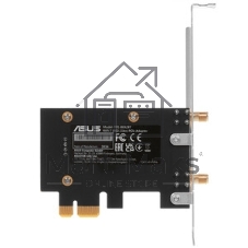 Сетевой адаптер Wi-Fi + Bluetooth Asus PCE-BE92BT BE9400 PCI Express (ант.внеш.несъем.) 2ант.