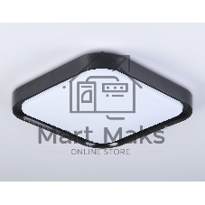Потолочный светодиодный светильник Ambrella light FZ1268 BK черный 27W 5000K 350*350*60 (Без ПДУ)