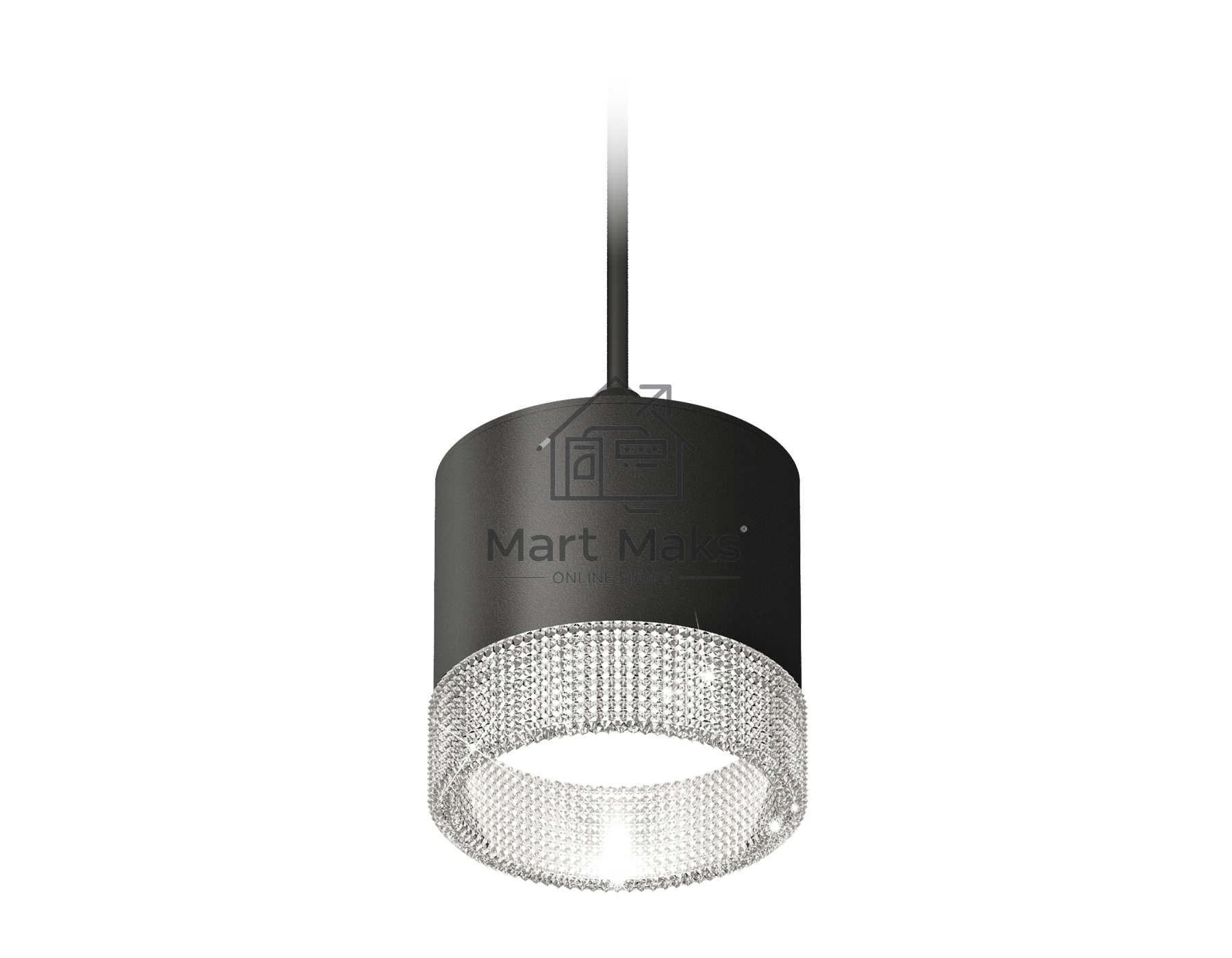 Светильник Ambrella Light XP8111040 SBK/CL черный песок/прозрачный GX53 (A2333, C8111, N8480)