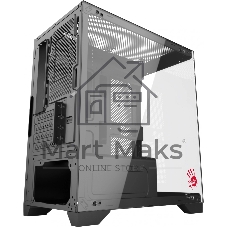 Компьютерный корпус Bloody BD-CC103 черный без БП mATX 7x120мм 1xUSB 2.0 1xUSB 3.0 audio bott PSU