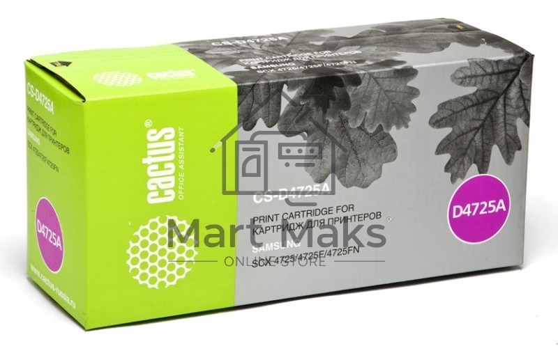 Картридж Cactus CS-D4725A черный (3000 стр.) для принтеров Samsung SCX-4725/4725F/4725FN