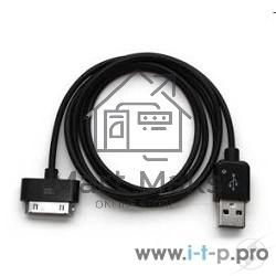 Кабель Gembird/Cablexpert CC-USB-AP1MB AM/Apple для iPad/iPhone/iPod, 1м черный, пакет