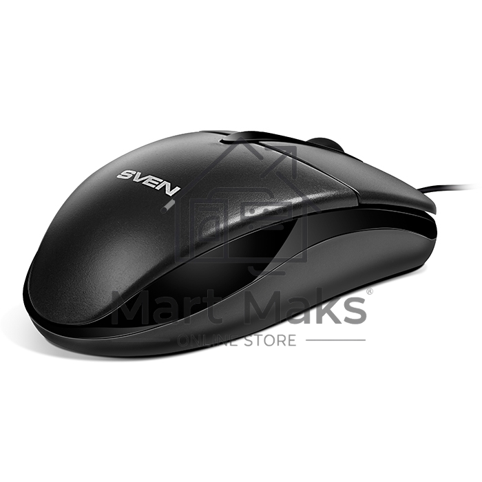 Мышь проводная SVEN RX-112 черный, 800 dpi, USB, кнопки - 3