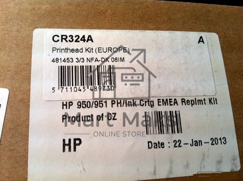 Печатающая головка HP OJ Pro 8000/8100/8600/251DW/276DW (CR324A/CM751-60126/CM751-80013A)