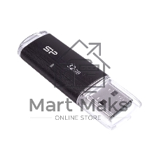 Флешка USB 32Gb Silicon Power Ultima U02 (SP032GbUF2U02V1K), USB 2.0, черный