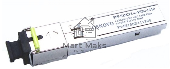 Модуль Osnovo SFP-S1SC13-G-1550-1310