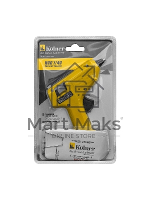 Клеевой пистолет KOLNER KGG 7/40