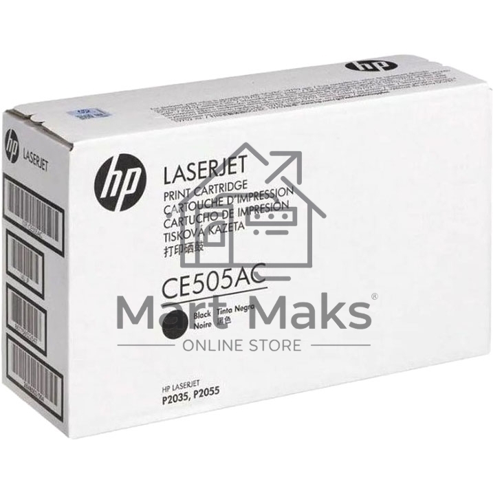 Контрактный Картридж лазерный HP CE505AC черный (2300стр.) для HP LJ P2035/2055