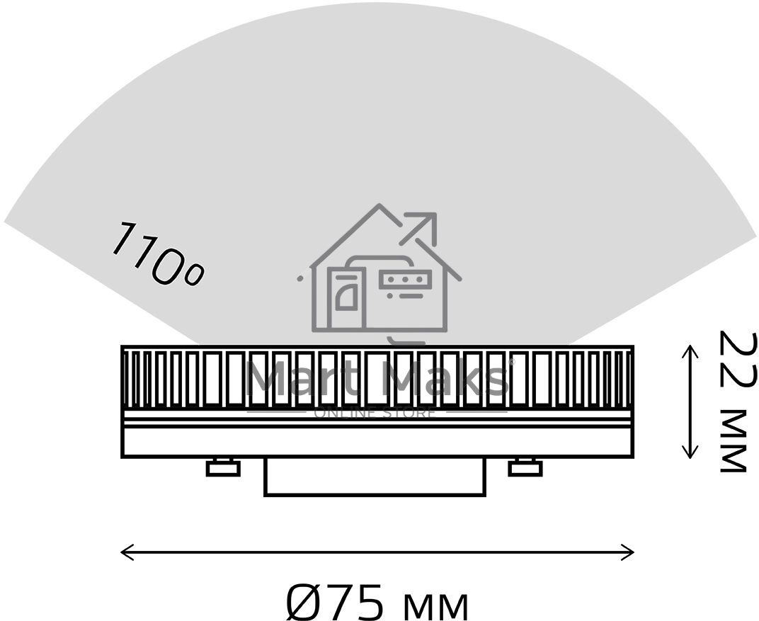 Светодиодная лампа GAUSS 83811 LED Elementary GX53 11W 810lm 3000K 1/10/100