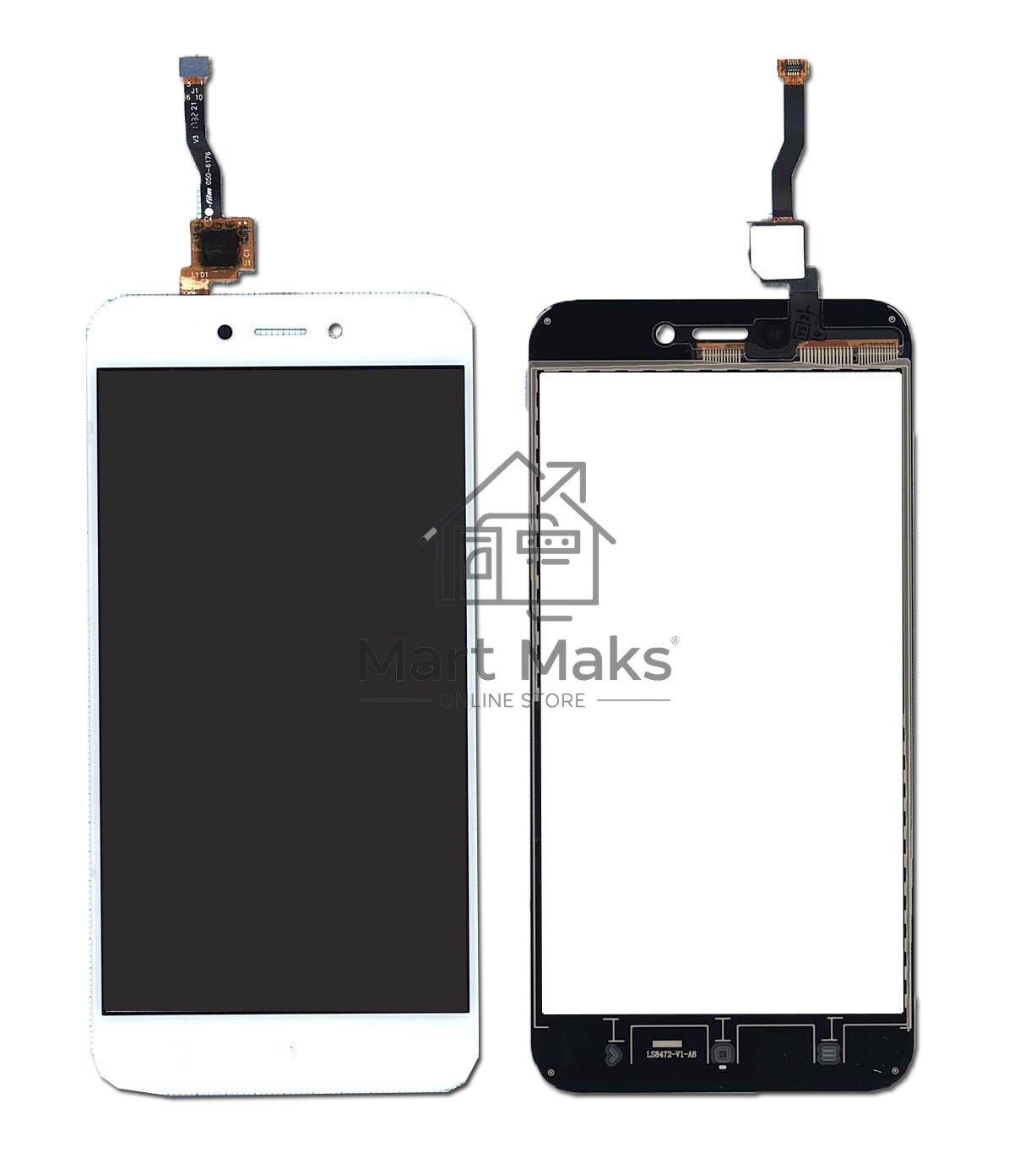 Сенсорное стекло (тачскрин) для Xiaomi Redmi 5A, белое