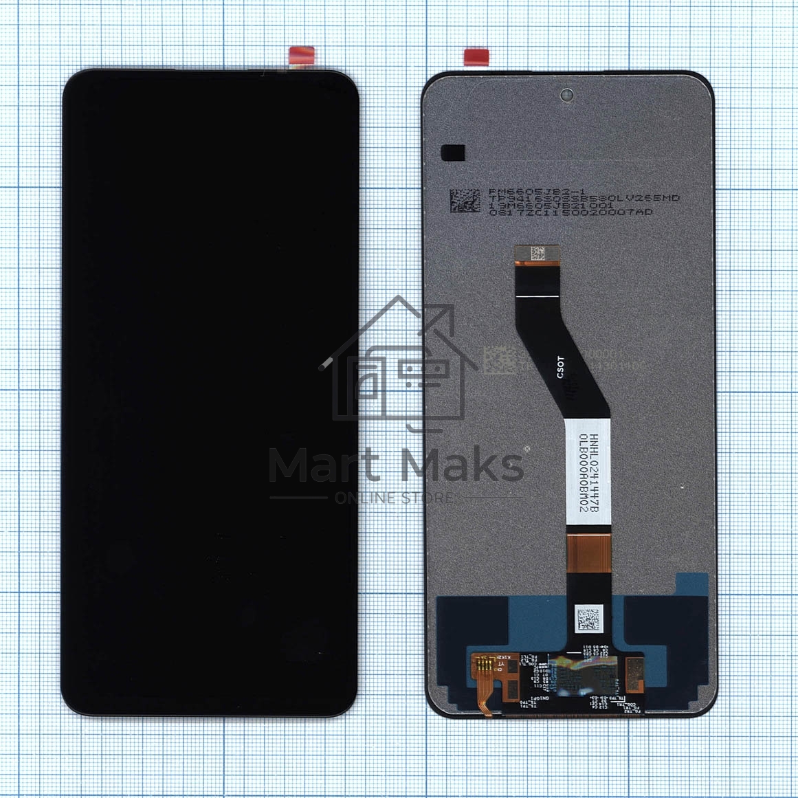 Дисплей для Xiaomi Redmi Note 11 5G, Poco M4 Pro 5G в сборе с тачскрином черный