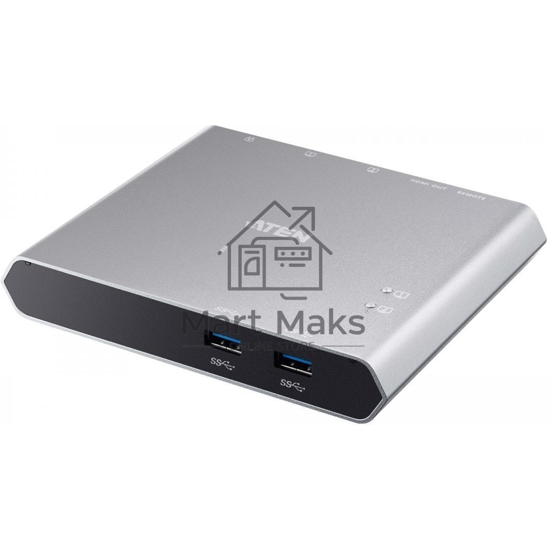 Док-коммутатор APC ATEN 2-Port USB-C Gen 1 Dock Switch with Power Pass-through