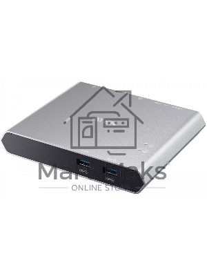 Док-коммутатор APC ATEN 2-Port USB-C Gen 1 Dock Switch with Power Pass-through