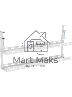 Кабель-канал Cactus CS-CM-700-2WT для столов 72.8x13.5x34.2см белый