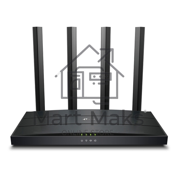 Роутер AX1500 Dual-Band Wi-Fi 6 RouterSPEED: 300 Mbps at 2.4 GHz + 1201Mbps at 5 GHzSPEC: 4× Antennas, 1GHz Dual Core CPU, 1× Gigabit WAN Port + 3× Gigabit LAN Ports, 1024-QAM, OFDMAFEATURE: Tether App, WPA3, Access Point Mode, IPv6 Supported, IPTV, Bea