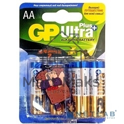 Батарейка GP 15AUPTD2-2CR6 Ultra Plus (6 шт. в уп-ке)