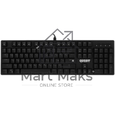 Клавиатура проводная Defender Quest GK-596 RU (45596), USB, черный