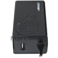 Зарядное устройство для ноутбука CROWN USB CMLC-3294 черный (Автомобильное 12V, 90W 15-20V, порт USB 5V 2.1A)