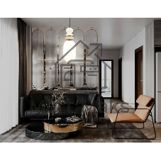 Светильник Ambrella light LH53141 BK/WH черный/белый 6W 3000K D120*1520