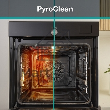 Духовой шкаф Gorenje BSA6138B, 77 л, макс. температура 300 градусов, комбинированное управление, TFT-дисплей, SteamAssist PRO, Wi-Fi, динамическая система охлаждения, быстрый нагрев, энергоэффективность А+, черный