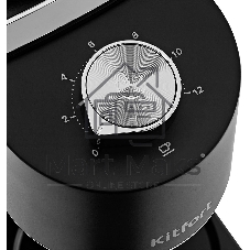 Кофемолка Kitfort КТ-787 200Вт сист.помол.:жернова вместим.:250гр черный/серебристый