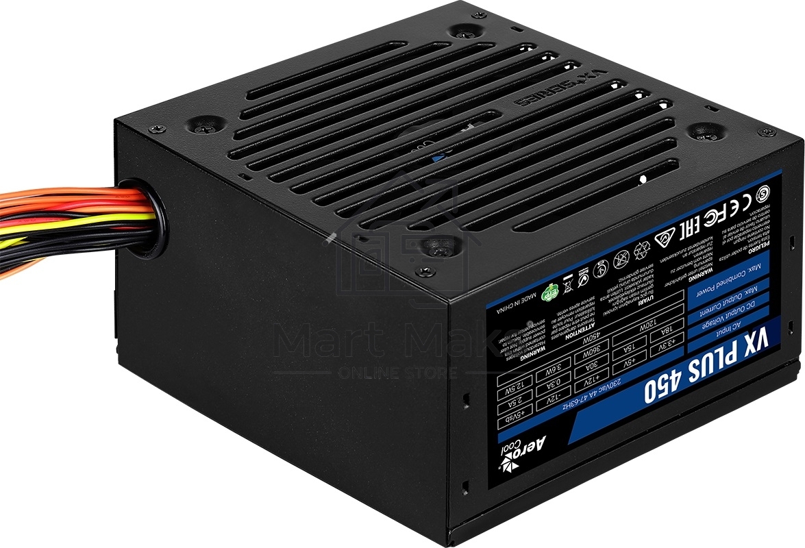 Блок питания Aerocool / Formula VX-450 PLUS, 450Вт, 120мм, черный