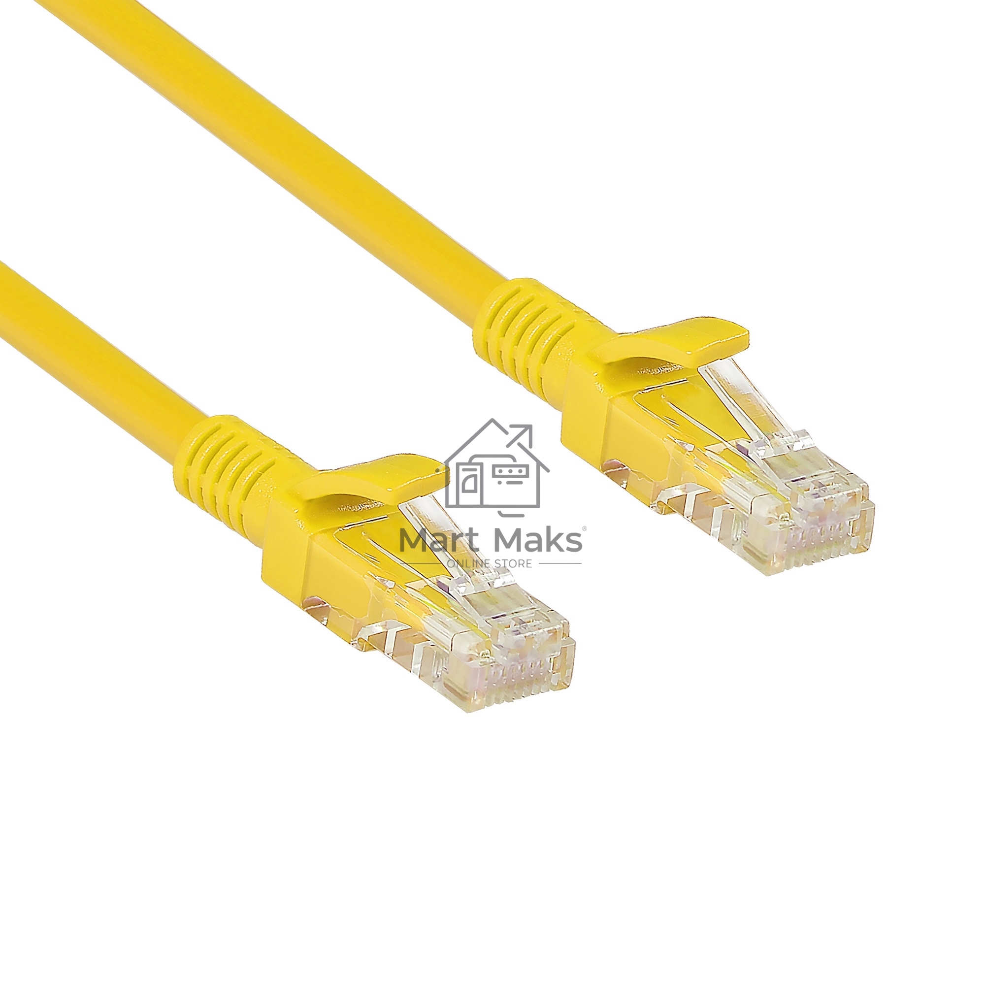 Патч-корд ExeGate UTP-RJ45-RJ45-C6-2M-YL, UTP, cat.6, 2м, желтый