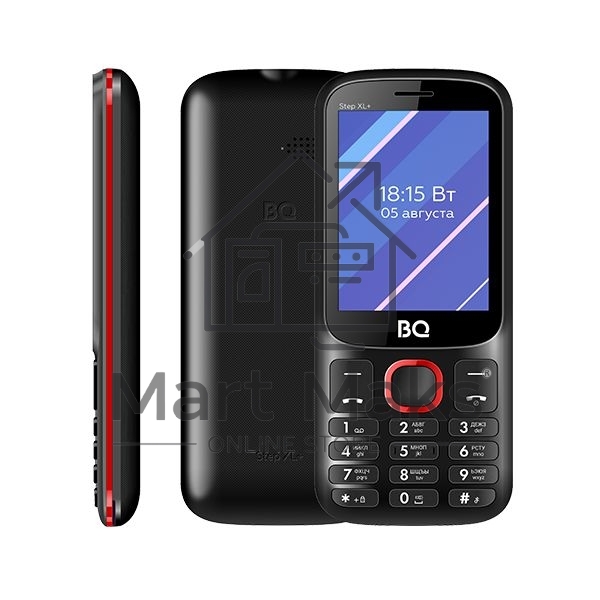 Мобильный телефон BQ 2820 Step XL+ черный/синий