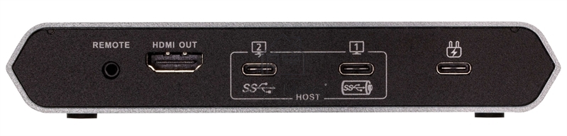 Док-коммутатор APC ATEN 2-Port USB-C Gen 1 Dock Switch with Power Pass-through