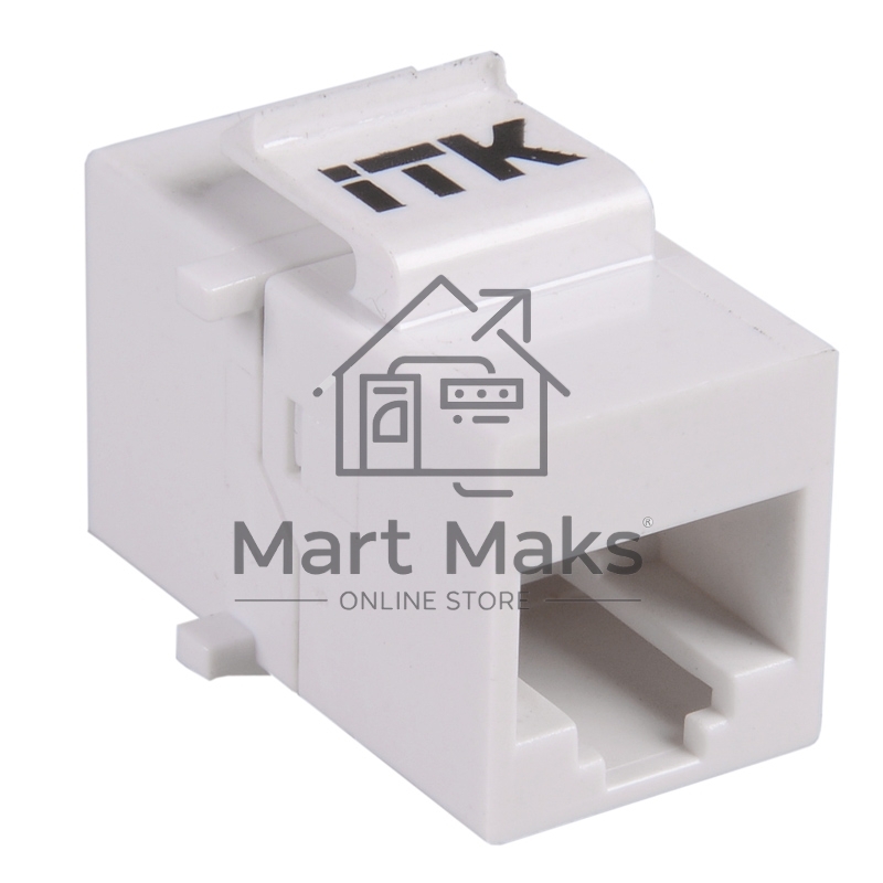 Проходной адаптер кат.5E UTP, RJ45-RJ45, тип Keystone Jack CS7-1C5EU ITK
