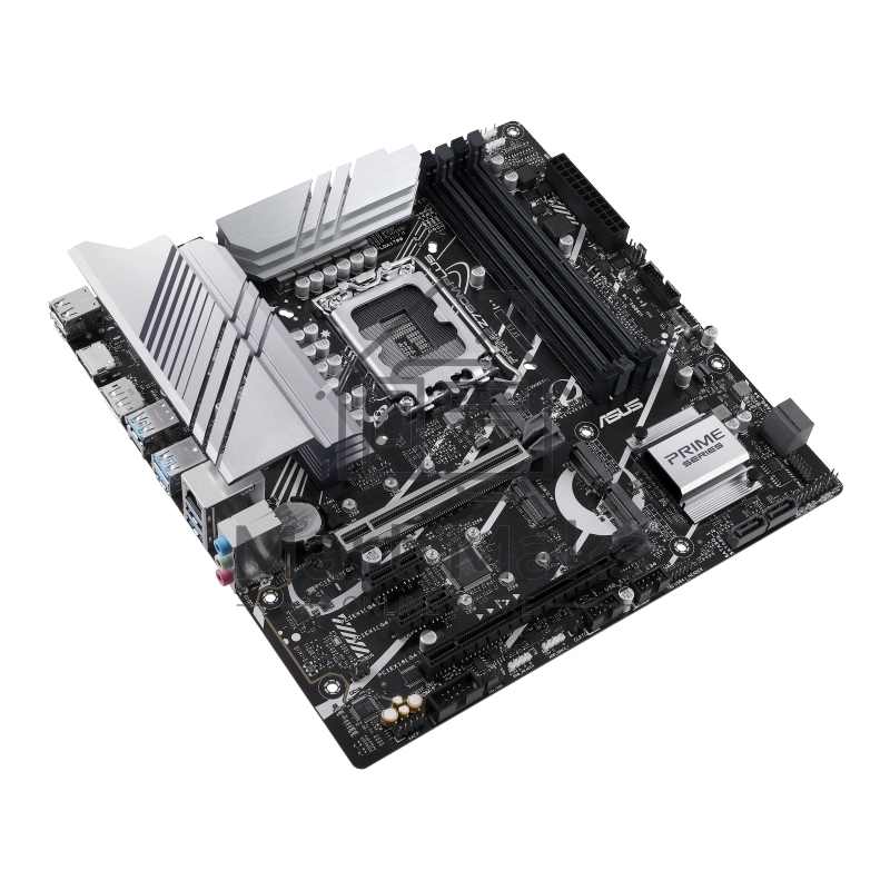 Материнская плата ASUS PRIME Z790M-PLUS, LGA 1700, Intel Z790, 4xDDR5, 4xSATA, 3xM.2, 1xPCIe 4.0 x4, 1xPCIe 5.0 x16, 2xPCIe x1, 1xDP, 1xHDMI, 1x 1Gb LAN, 1xUSB-C 3.2 Gen 2x2, 1xUSB 3.2 Gen 2, 4xUSB 3.2 Gen 1, 2xUSB 2.0, 3x3.5 мм, 7.1, mATX