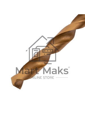 Сверло по металлу Matrix, 9 мм, HSS, нитридтитановое покрытие, цилиндрический хвостовик