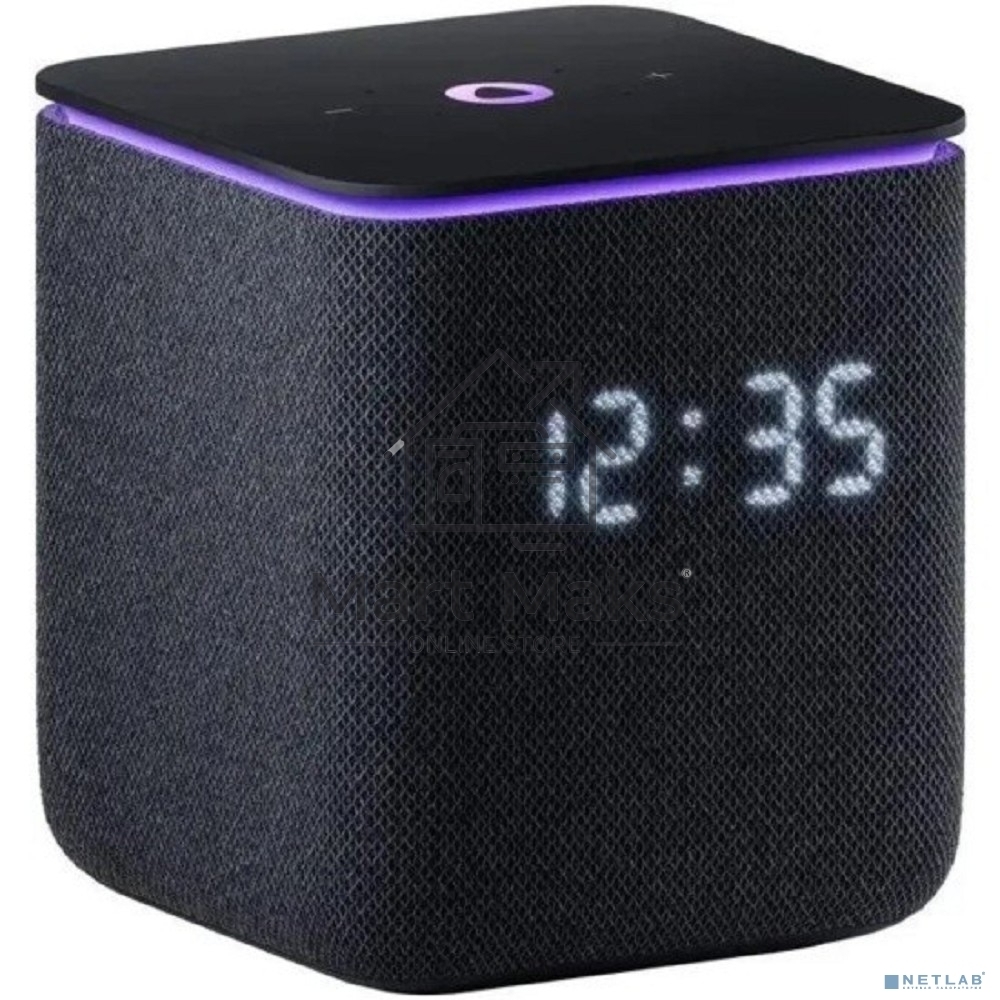 Умная колонка Яндекс Станция Миди, ZigBee, 24Вт, с голосовым ассистентом Алиса на YaGPT, черный