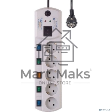 Сетевой фильтр Most EHV 5 м, 5 розеток, белый, коробка
