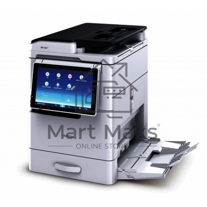 МФУ лазерный Ricoh MP 305+ SPF, A3, монохромный, печ./скан. до 30 стр/мин, 600 x 600 DPI, Ethernet, USB