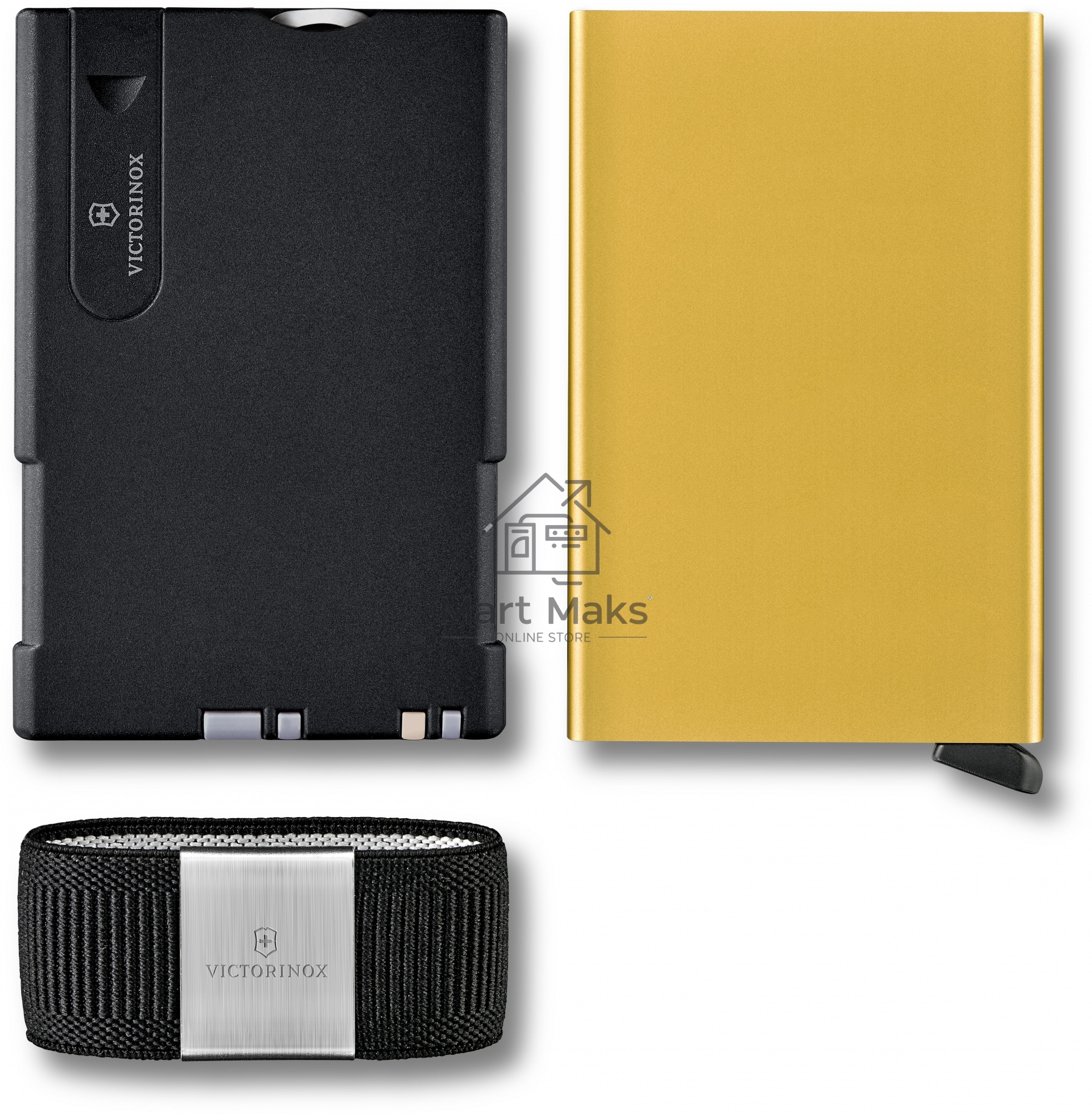 Швейцарская карта Victorinox Smart Card Wallet Delightful (0.7250.38) золотистый коробка подарочная