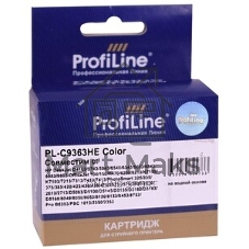 Картридж струйный ProfiLine PL-C9363HE №134 для принтеров HP PS325/375/2613/2713/8153/8453/7103 Color водные
