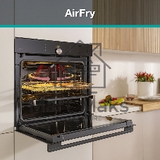 Духовой шкаф Gorenje BSA6138B, 77 л, макс. температура 300 градусов, комбинированное управление, TFT-дисплей, SteamAssist PRO, Wi-Fi, динамическая система охлаждения, быстрый нагрев, энергоэффективность А+, черный
