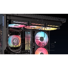 Корпус Corsair iCUE Link 3500X LX-R RGB Black, Midi-Tower, чёрный, 3 x 120 мм