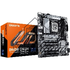 Материнская плата Gigabyte B860 DS3H, LGA1851, Intel B860, 4xDDR5, 4xSATA, 2xM.2, 1xPCIe 5.0 x16, 4xPCIe 4.0 x16, 1xHDMI, 1xDisplayPort, 1x 2.5Gb LAN, 1xUSB 3.2 Gen 2x2 Type-C, 1xUSB 3.2 Gen 2, 4xUSB 2.0, 3x3.5 мм, 7.1, ATX