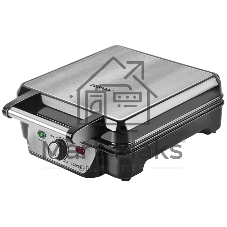 Вафельница Centek CT-1453 1100Вт Вафли- венские х4, 240х240мм, антипригарное покрытие, нерж сталь
