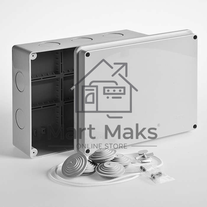 Коробка распр. ОП 240х195х90 IP55 без герм. Рувинил 67066
