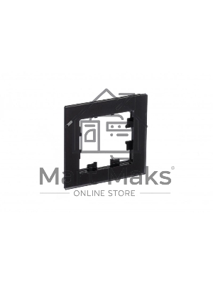 Рамка 1-м AtlasDesign Nature мат. стекло черный SchE ATN331001