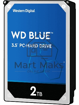 Жесткий диск Western Digital 2Tb 7200rpm WD20EZBX SATA-III Blue 256Mb 3.5