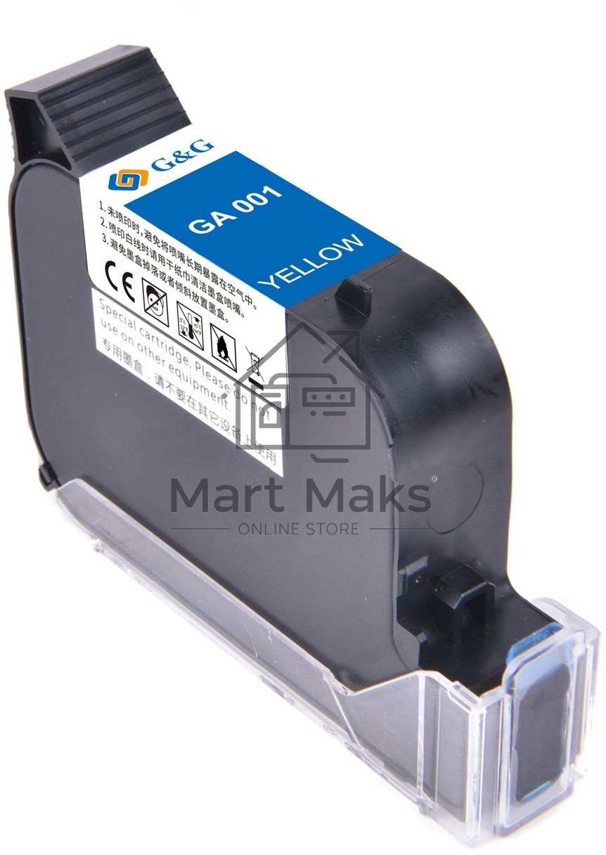 Картридж струйный G&G GA-001Y желтый (42мл) для G&G GG-HH1001