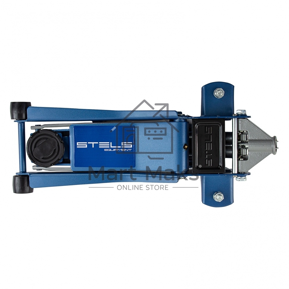 Домкрат гидравлический подкатной STELS 51136, быстрый подъем 3т low profile quick lift 75-515мм про