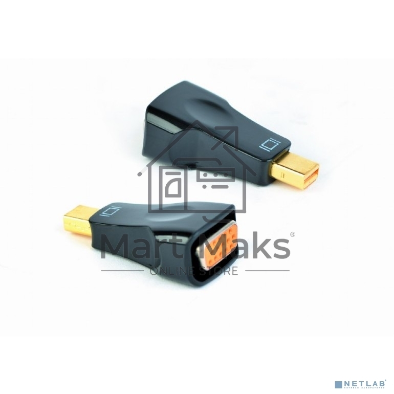 Переходник miniDisplayPort - VGA, Cablexpert A-mDPM-VGAF-01, 20M/15F, черный, пакет