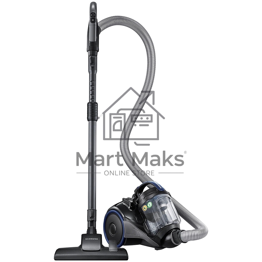 Пылесос Samsung VC15K4136HB/EV черный/синий, 390/1500 Вт, уборка сухая, пылесборник контейнер 1.3 л
