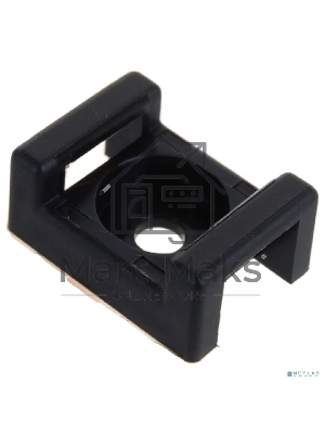 Площадка для крепления стяжки 16х22.2мм черный (уп.100шт) Rexant 07-2103