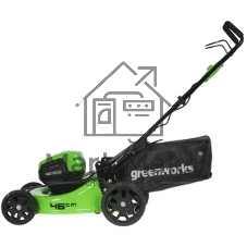 Газонокосилка аккумуляторная GreenWorks GD40LM46HP, 40 В, 0 Ач